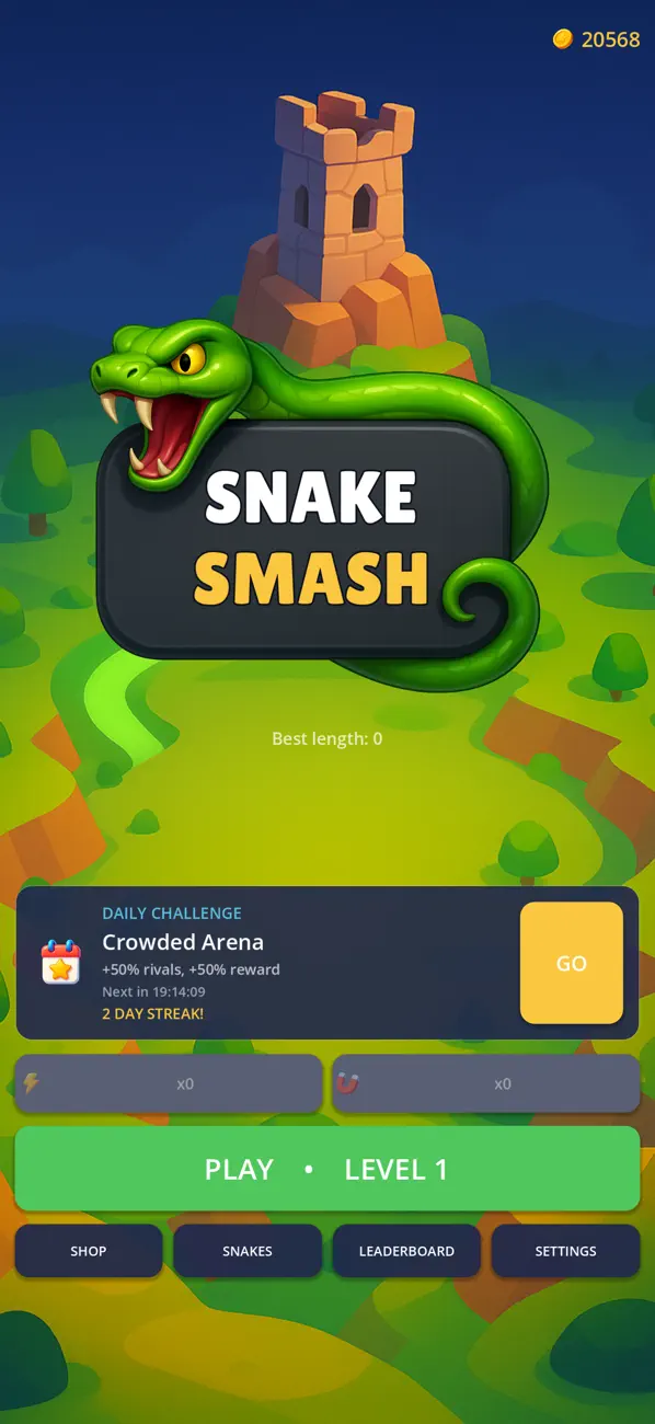Snake Smash 3D: Tower Crush