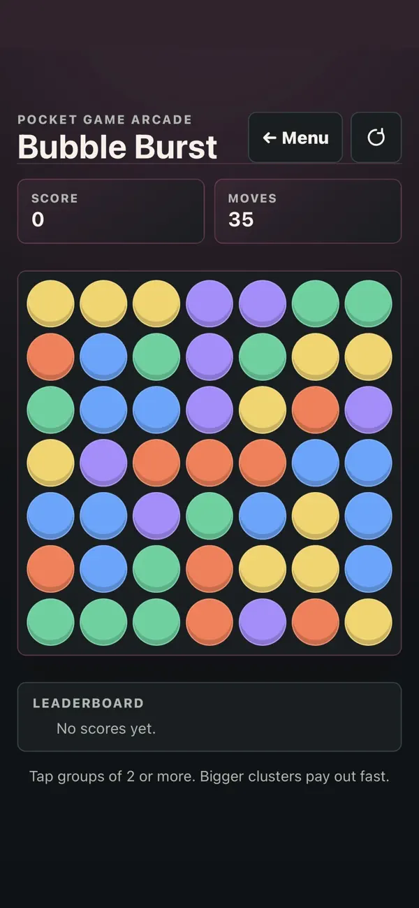 Pocket Game Arcade