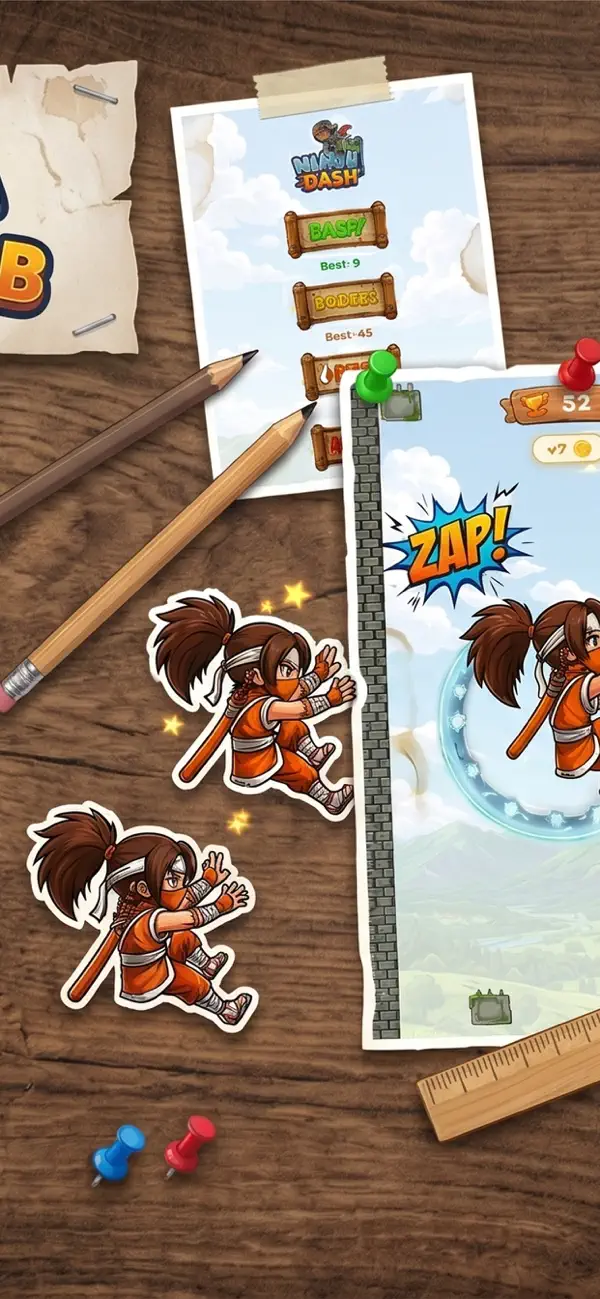 Ninja Wall Climb