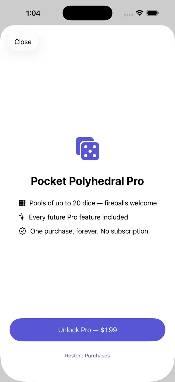 Pocket Polyhedral