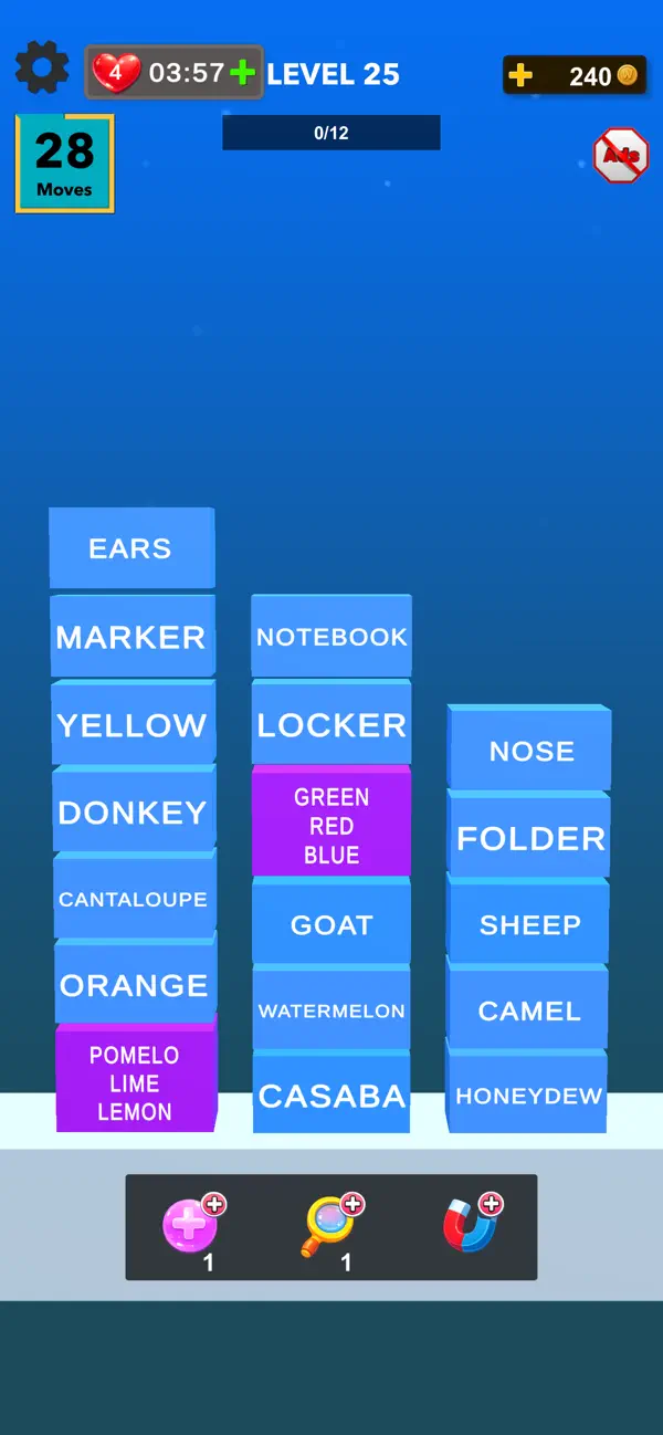 Block Word Jam