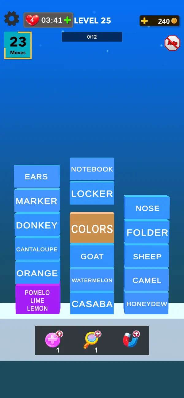 Block Word Jam