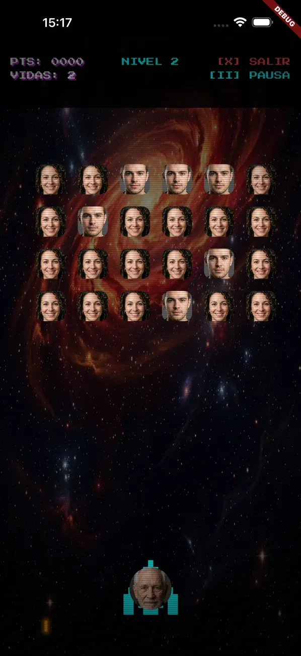 FACE Invaders Space
