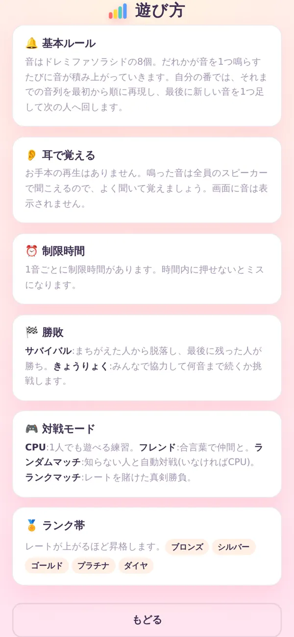 音階リレーバトル