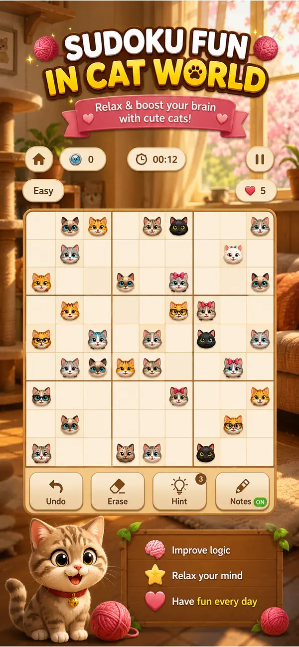 Sudoku Animal World Game