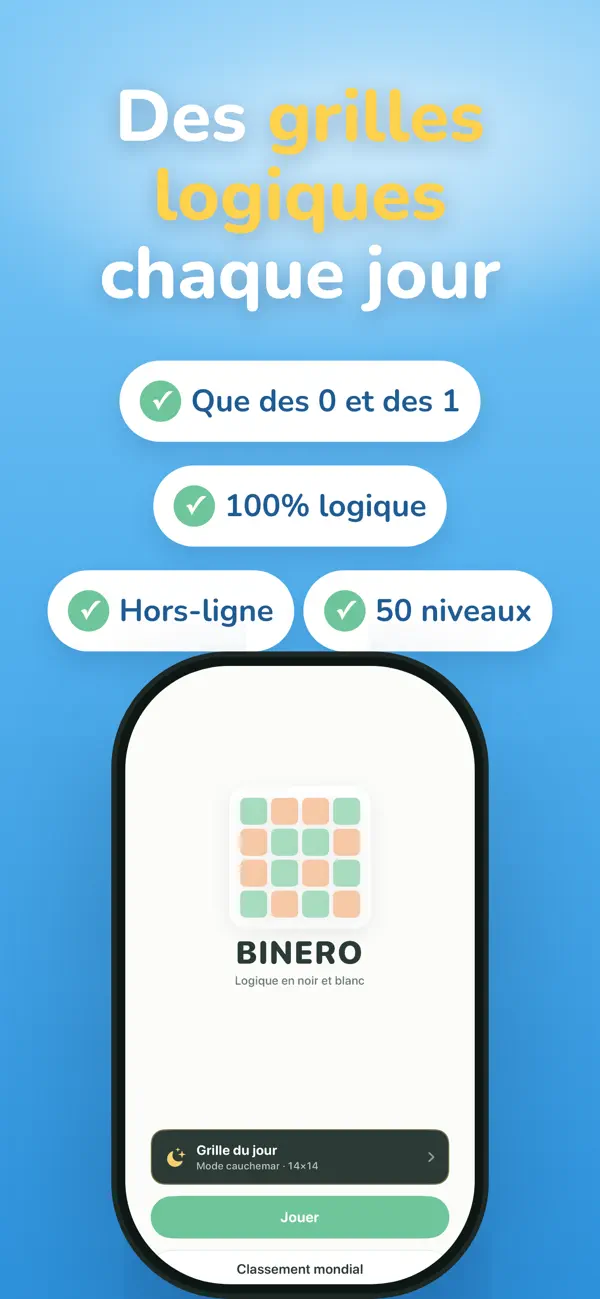 Binero – Takuzu Binairo