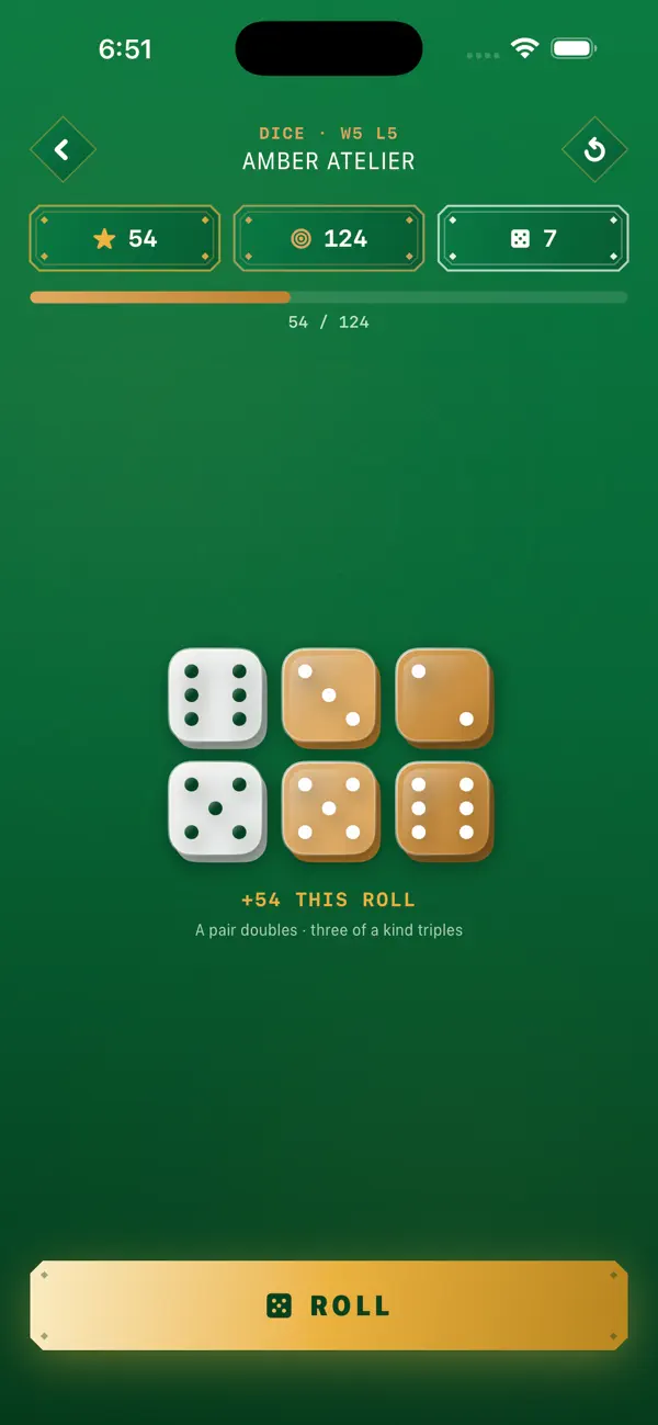 Dicedeck Roll Draw