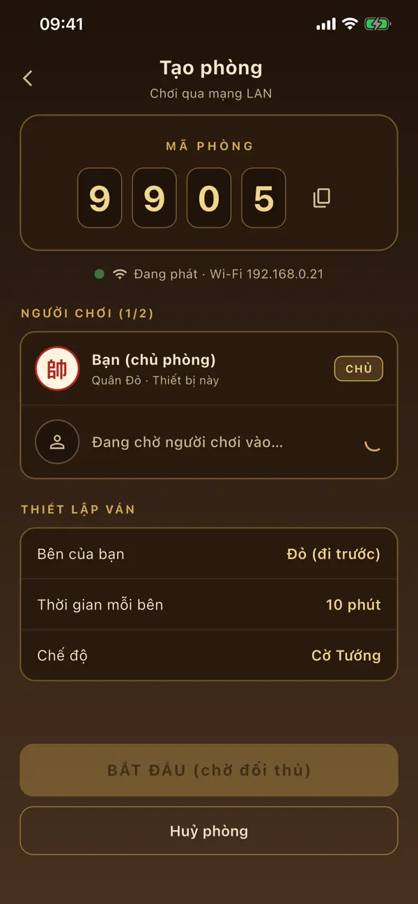 Cờ Tướng - Đấu Máy & LAN
