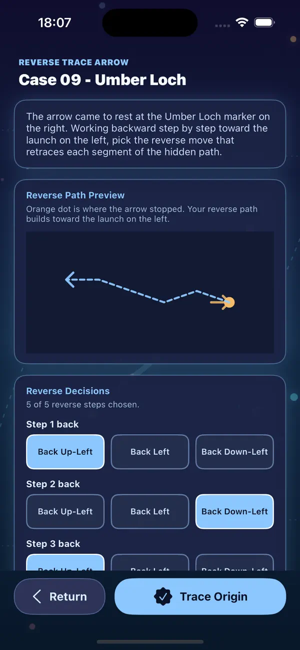 Trace the Arrow