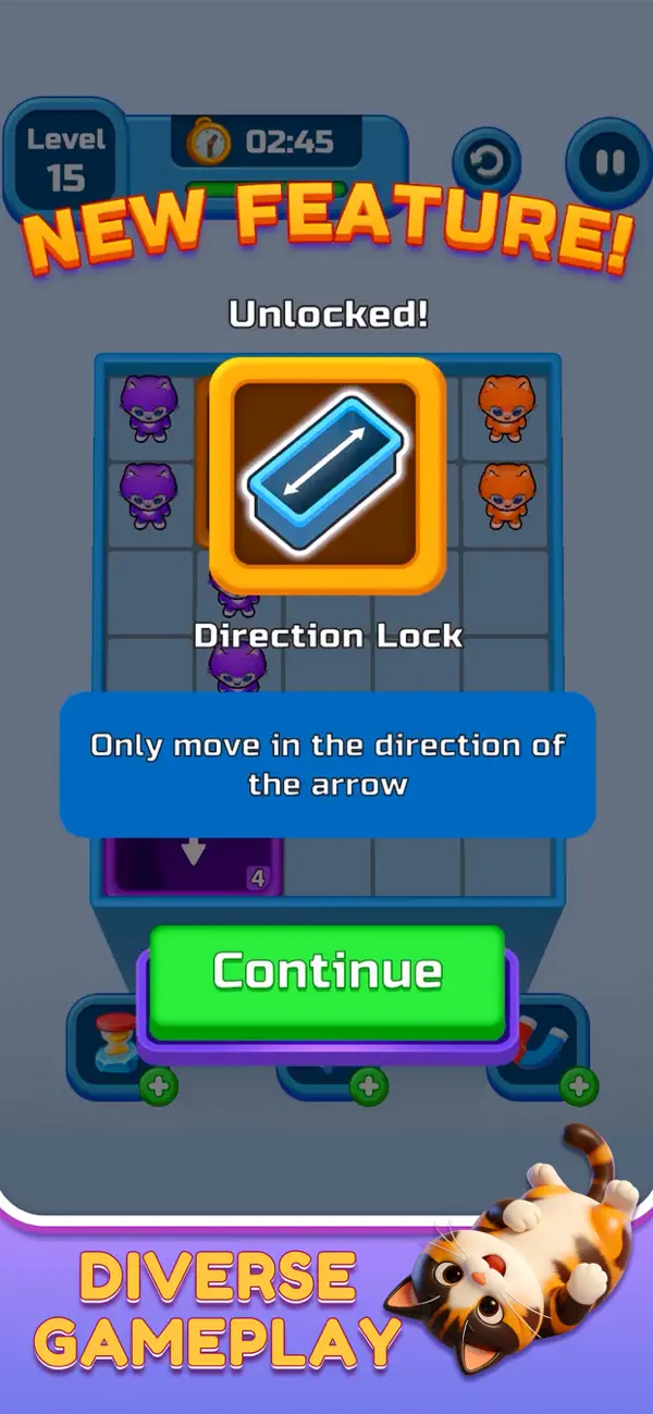 Cat Drop: Cute Slide & Match