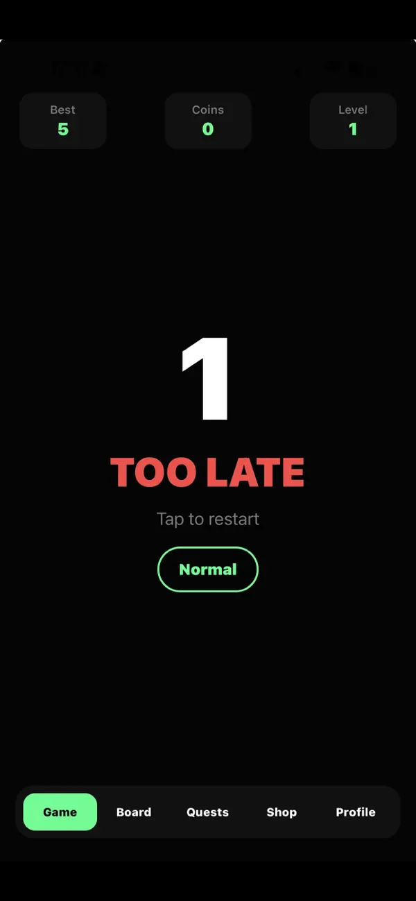 Too Early