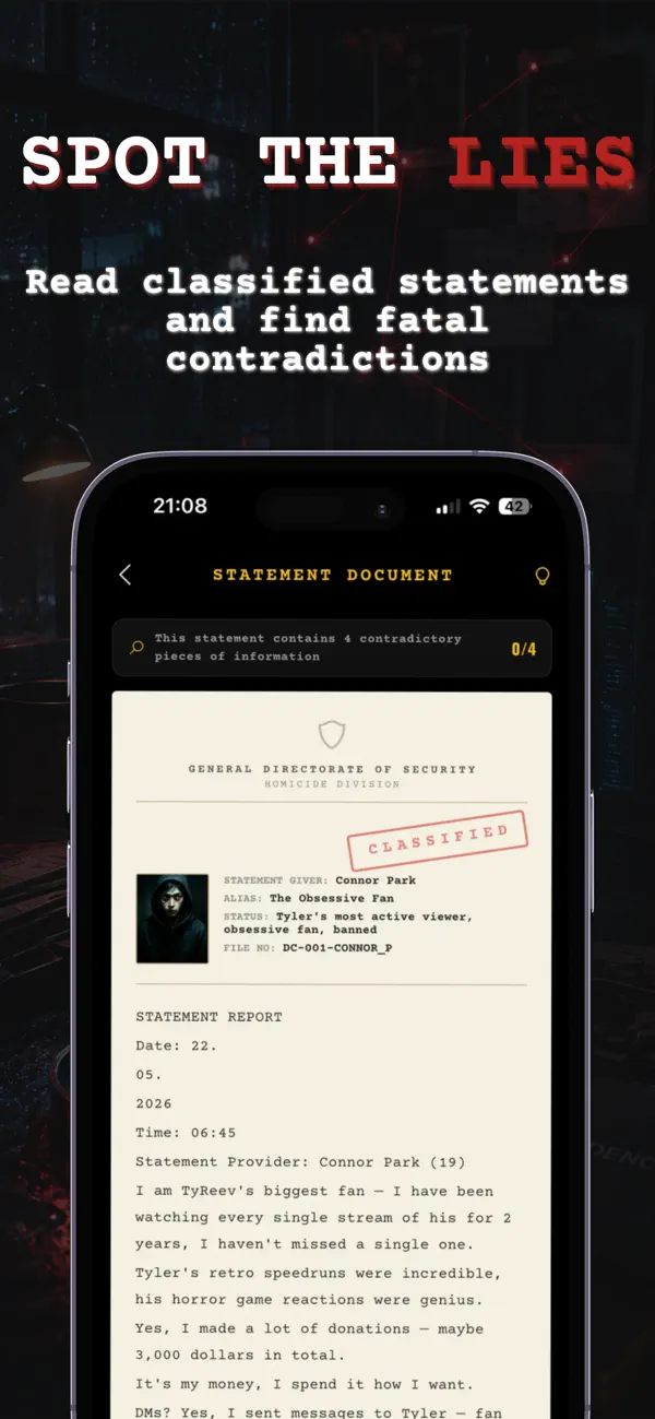 DeadCase: Find the Killer