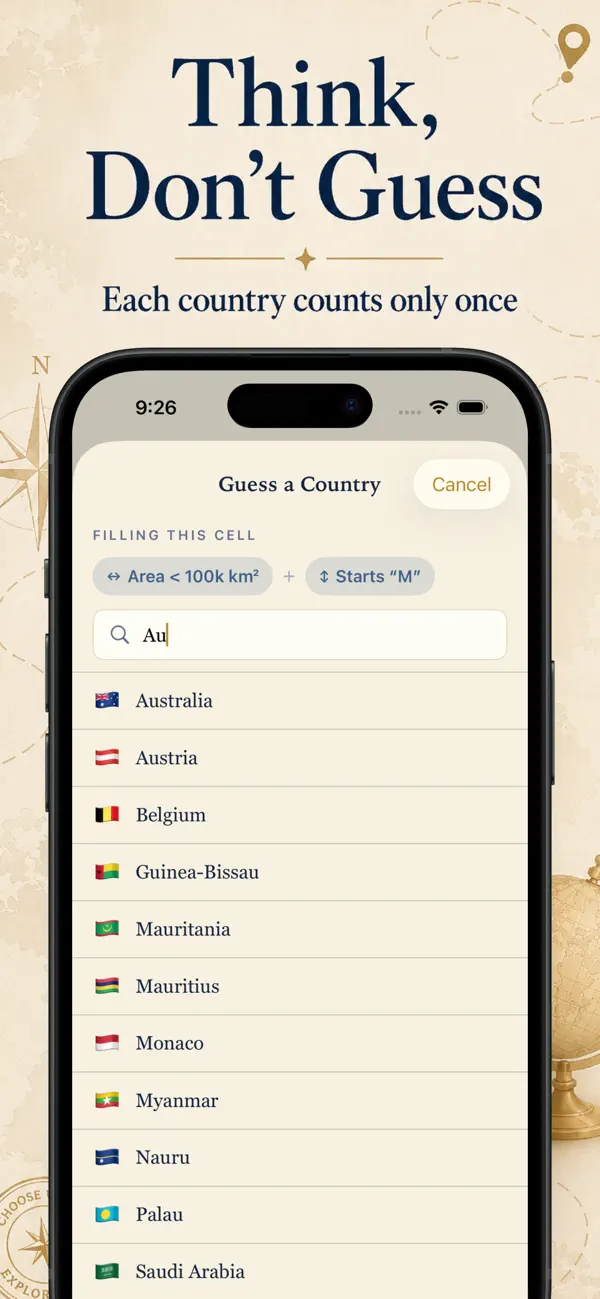 Geogrid: Country Guess Game