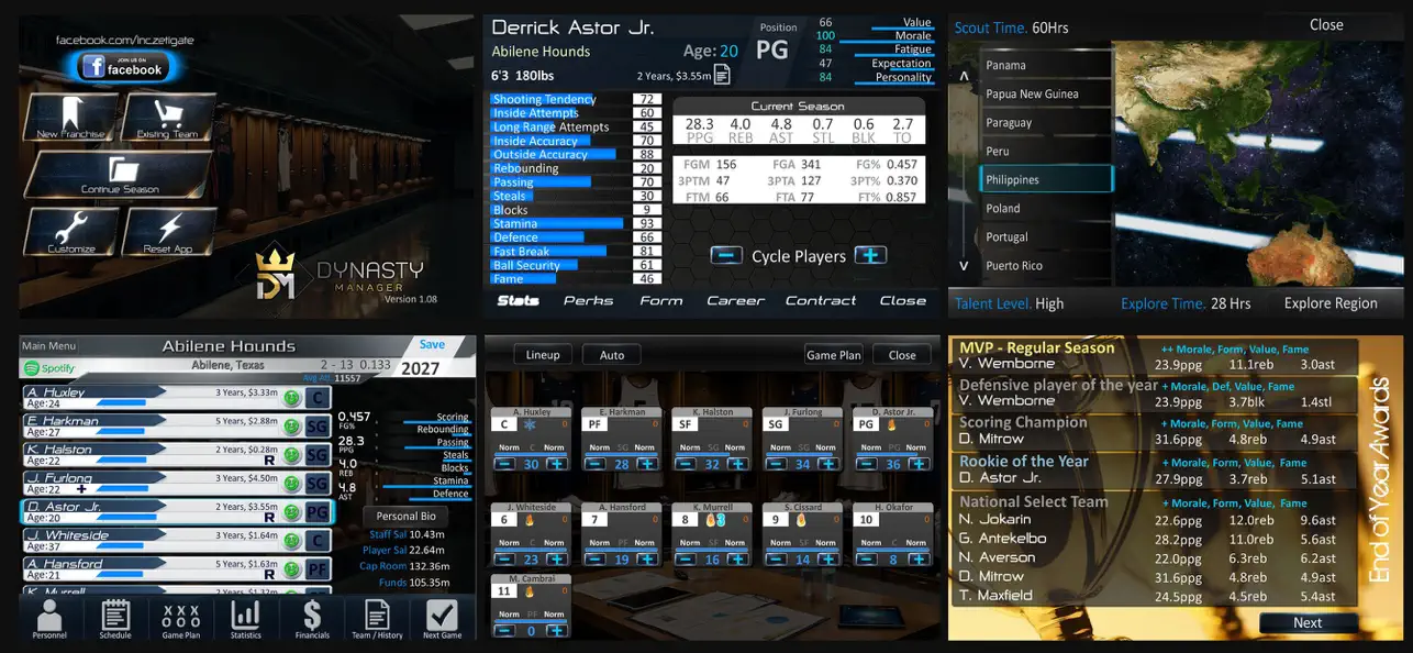 Basketball Dynasty Manager