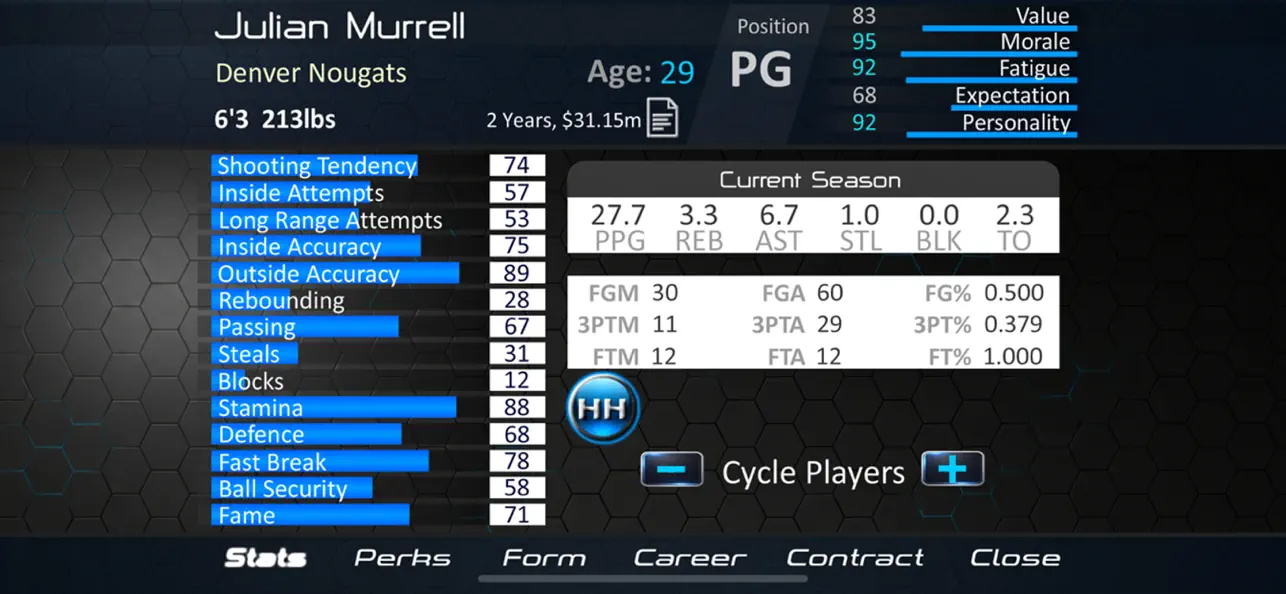 Basketball Dynasty Manager