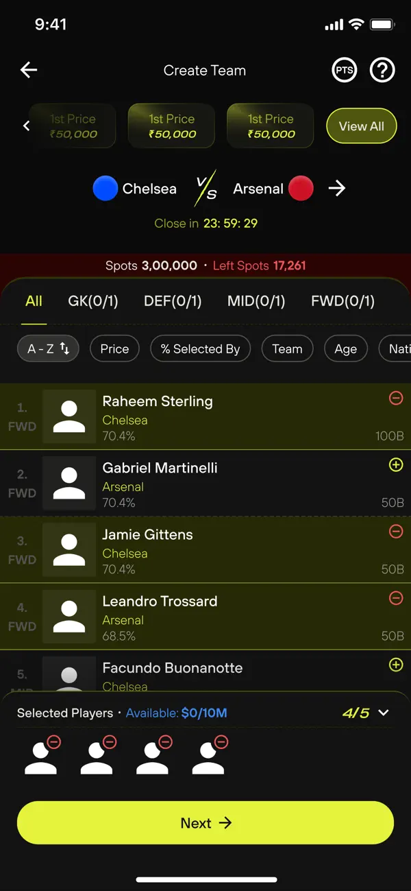 Goalpe: Daily Fantasy Football