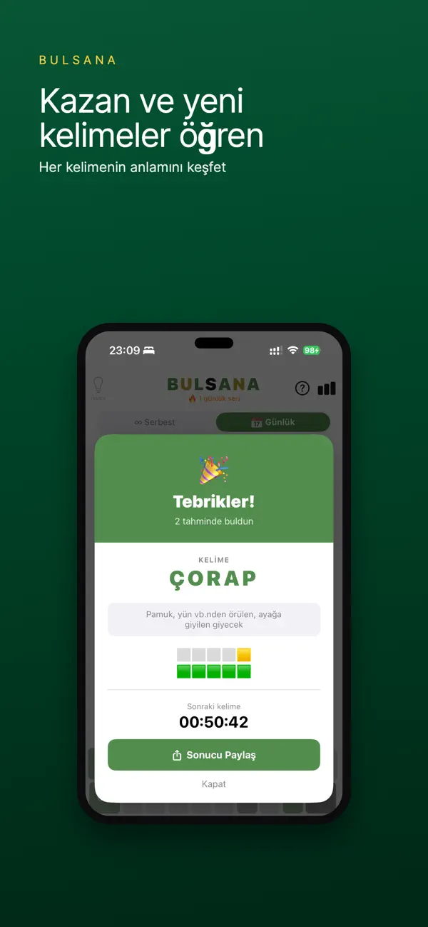 Bulsana - Kelime Tahmin Oyunu