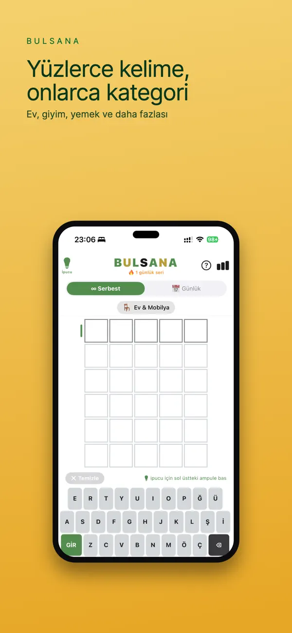 Bulsana - Kelime Tahmin Oyunu