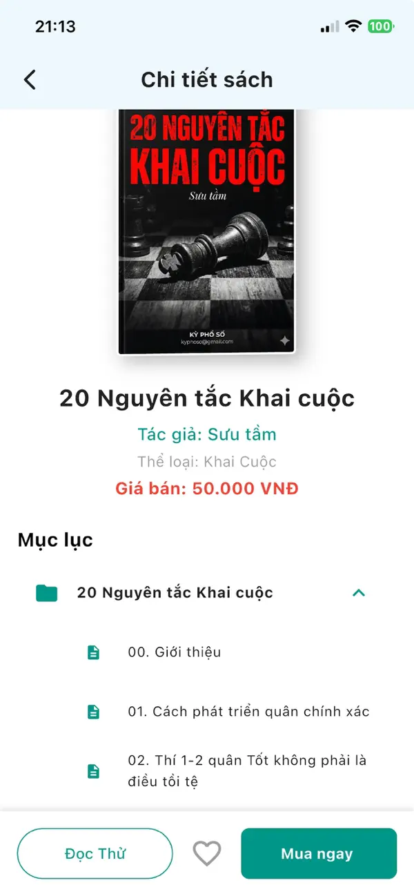 Kỳ Phổ Số Cờ Vua
