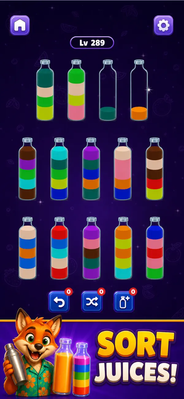 Water Sort: Juice Puzzle