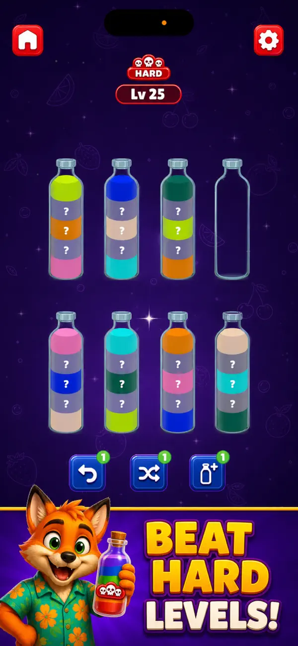 Water Sort: Juice Puzzle