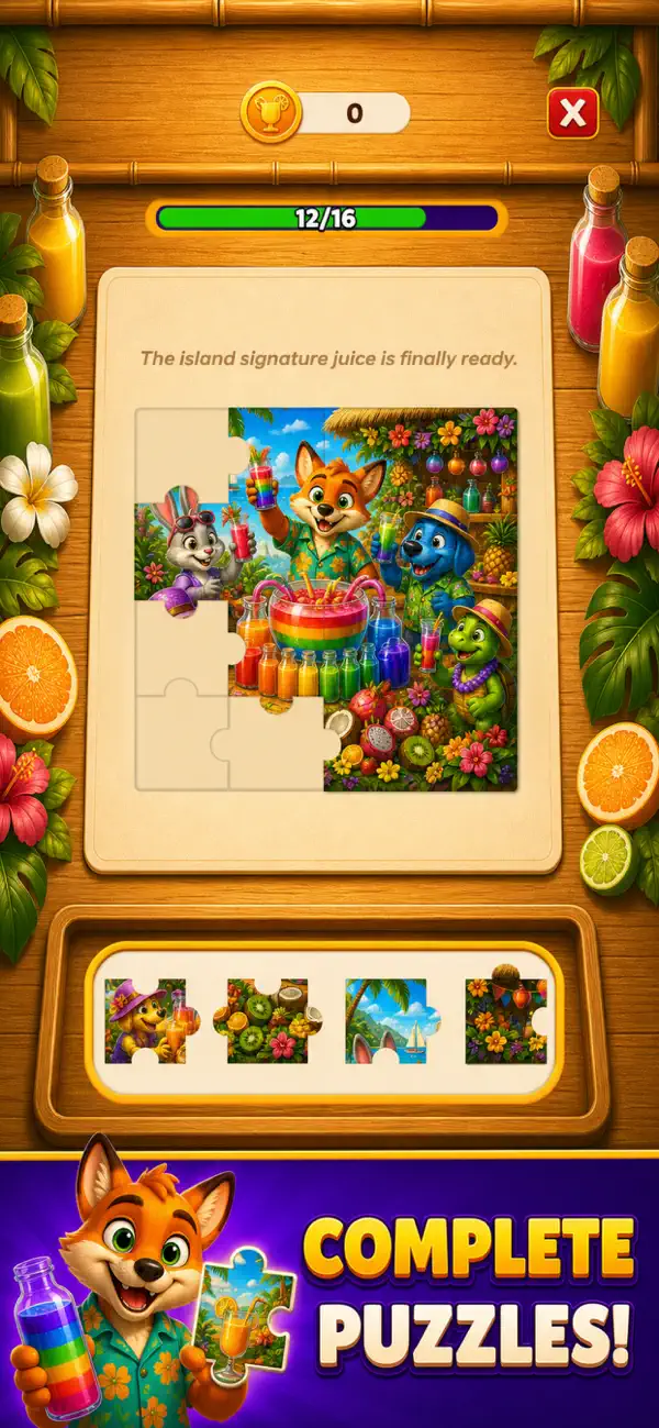 Water Sort: Juice Puzzle