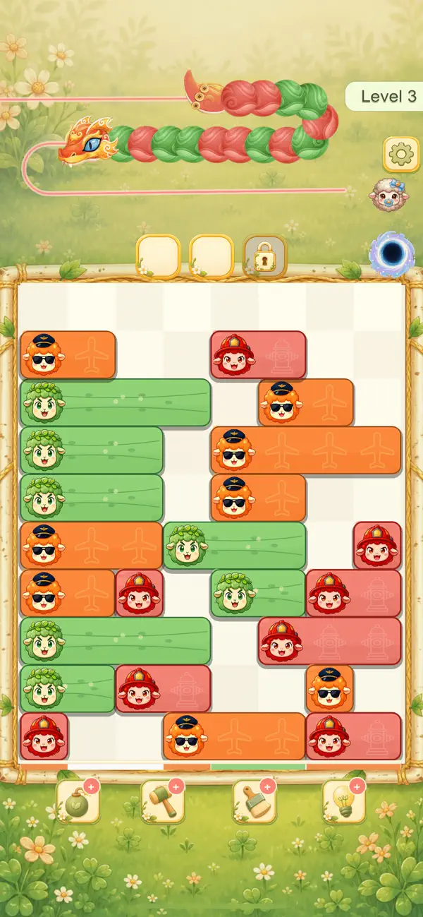 SheepStack Rescue Puzzle