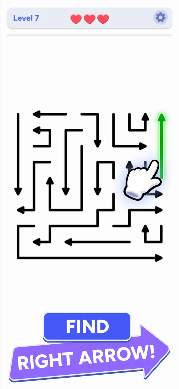 Arrow Maze: Tap Away Puzzle