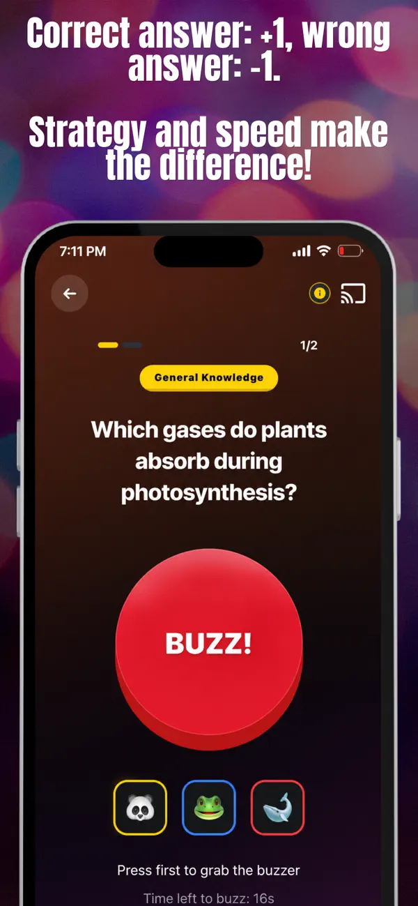 BuzzParty: Quiz Party Game