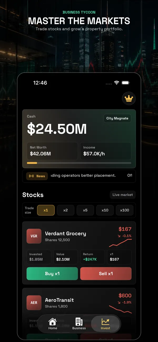 Business Tycoon - Become Rich