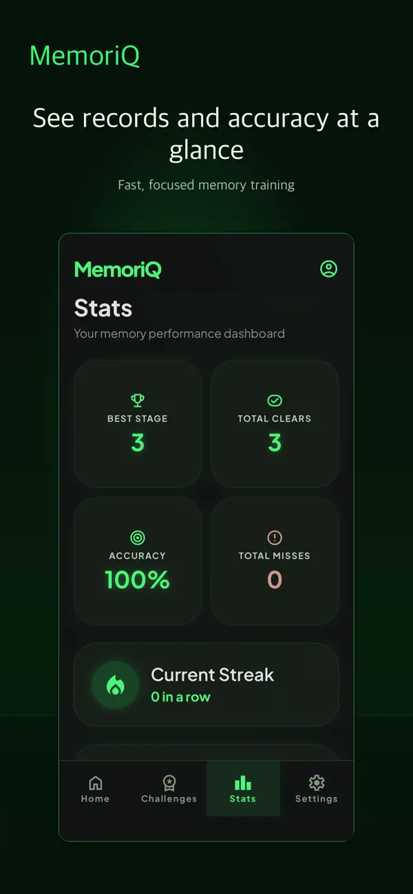 MemoriQ : Memory Training