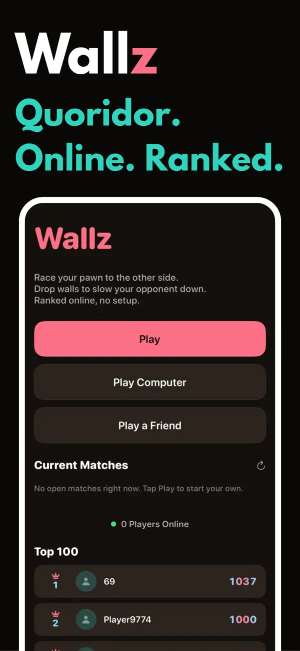 Wallz GG: Quoridor Online