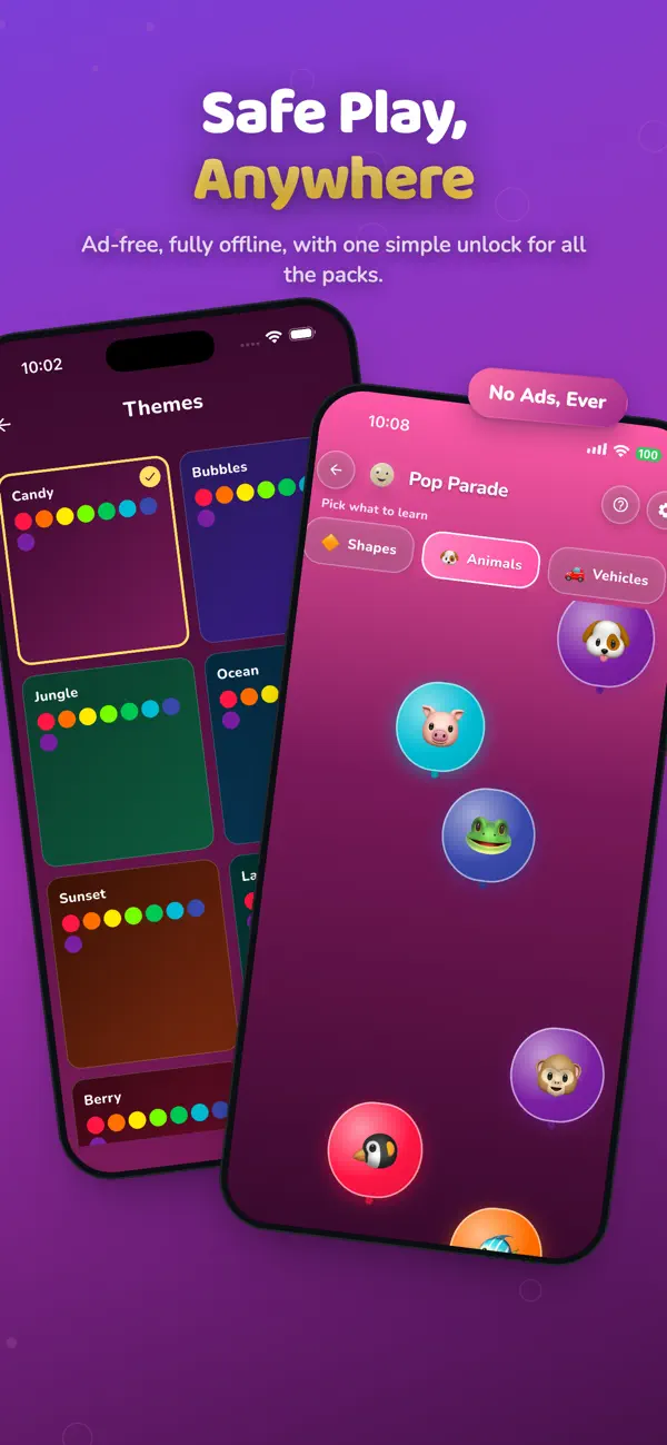 Pop Parade - Tap to Learn