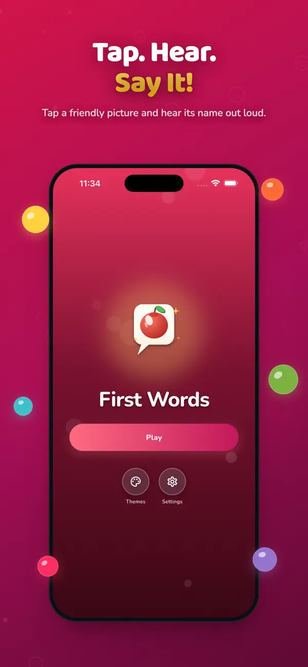 First Words: Tap & Learn