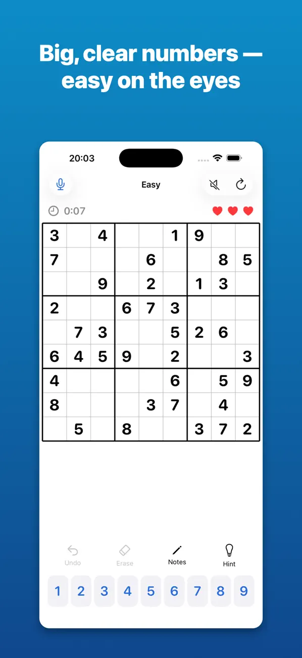 Big Sudoku: Large Print Voice