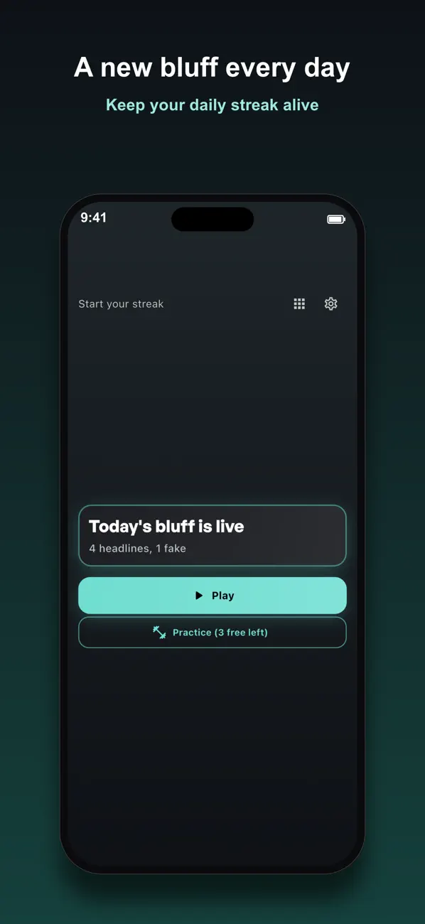 Bluff: Spot the Fake Trivia