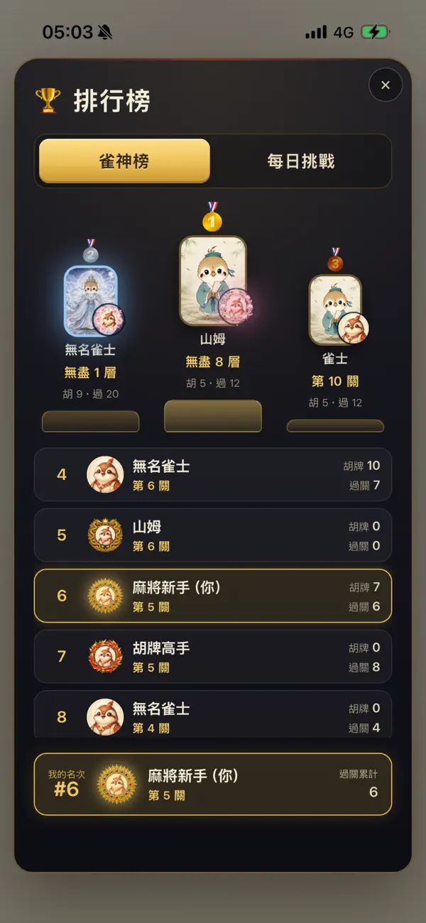 胡啦!雀神試煉