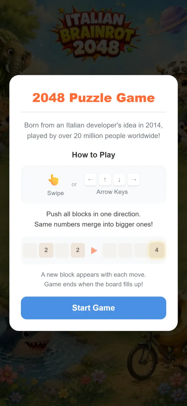 Italian Brainrot 2048