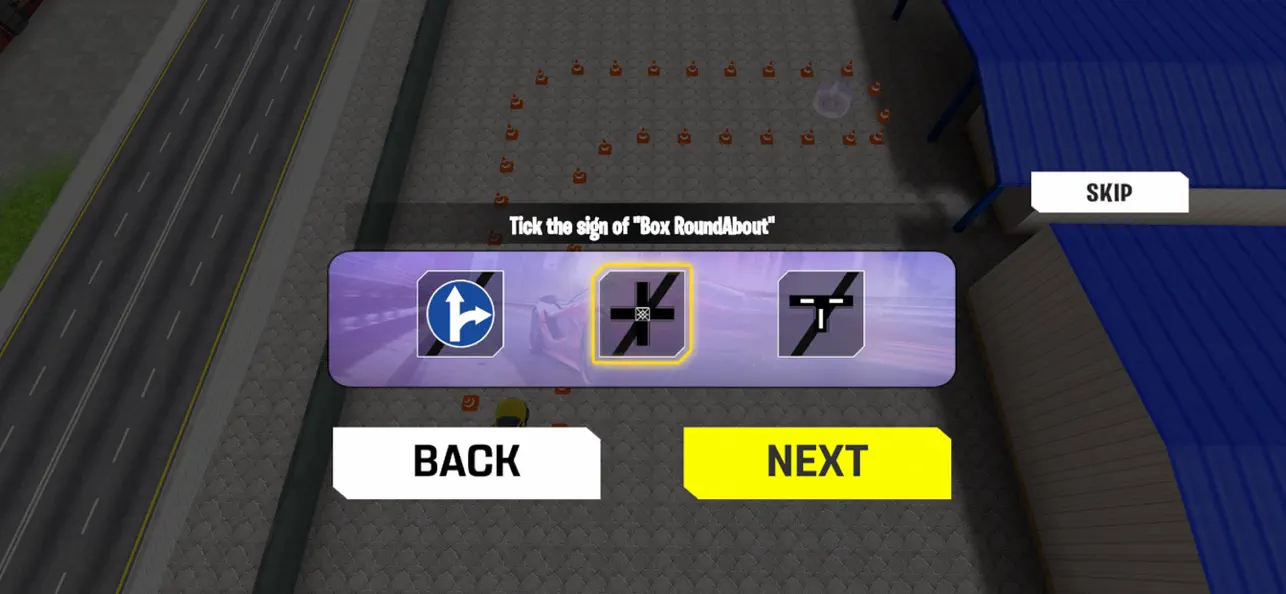 Drive Car Training Game