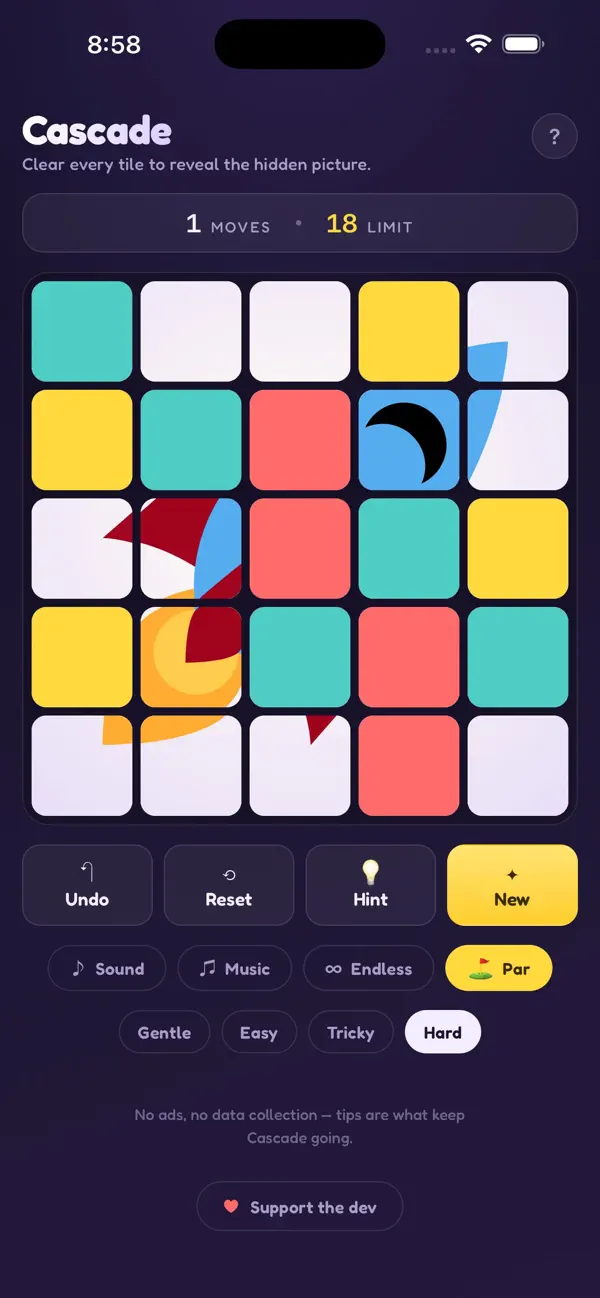Cascade - Tile Puzzle