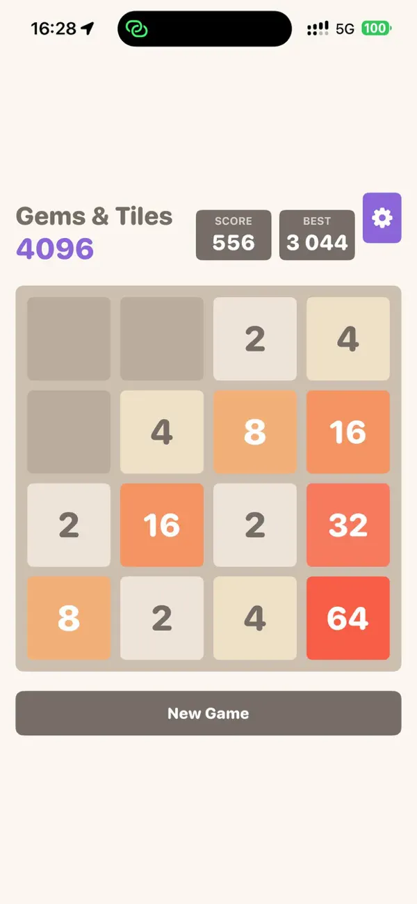 Gems And Tiles 4096