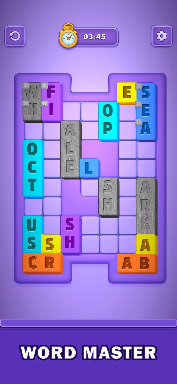 Word Block: Color Puzzle