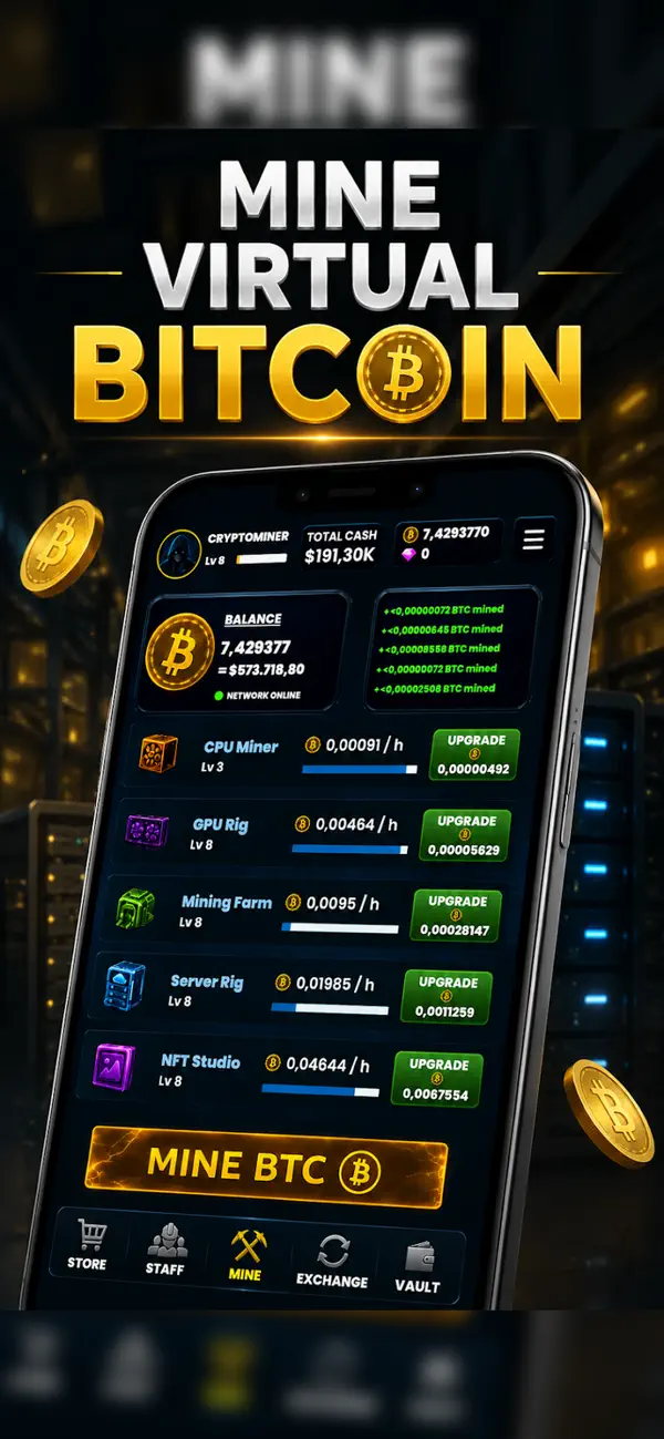 Crypto Farm: Bitcoin Tycoon
