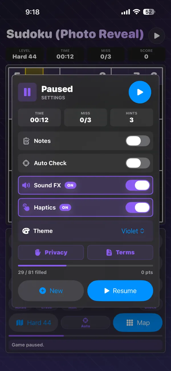 Sudoku (Photo Reveal)