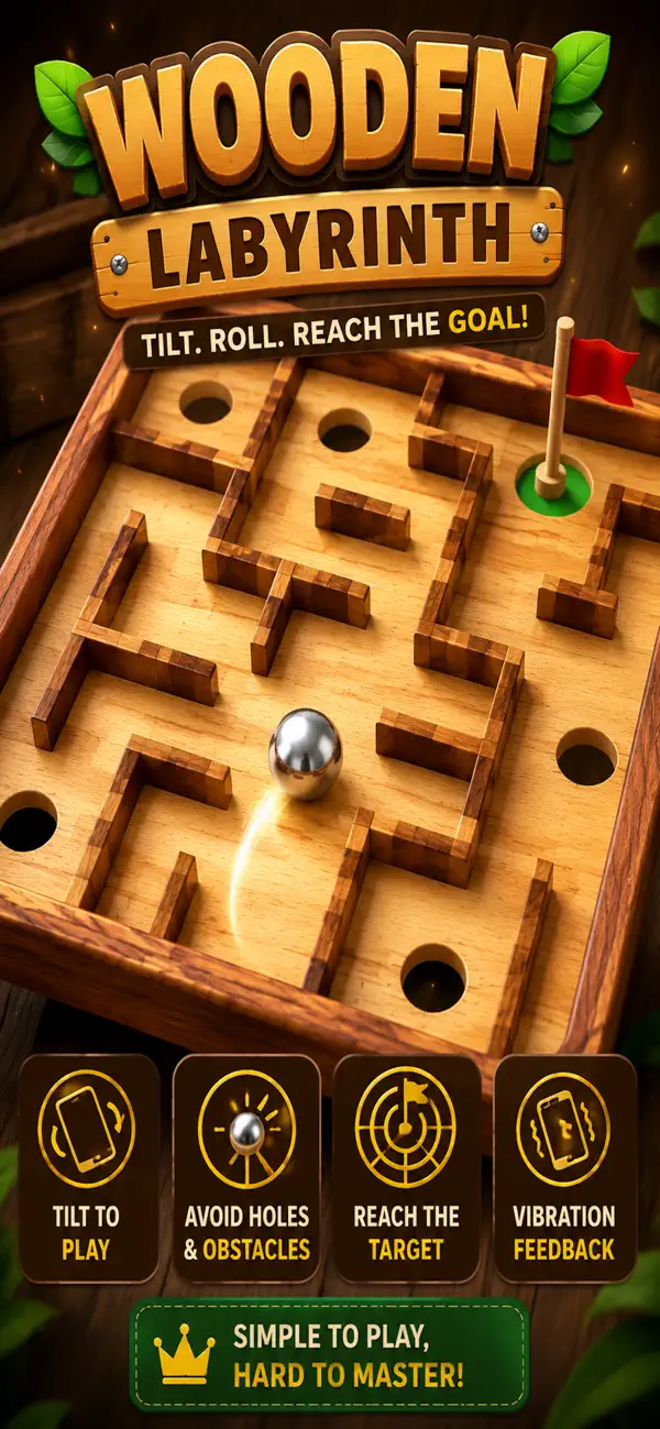 Wooden Labyrinth