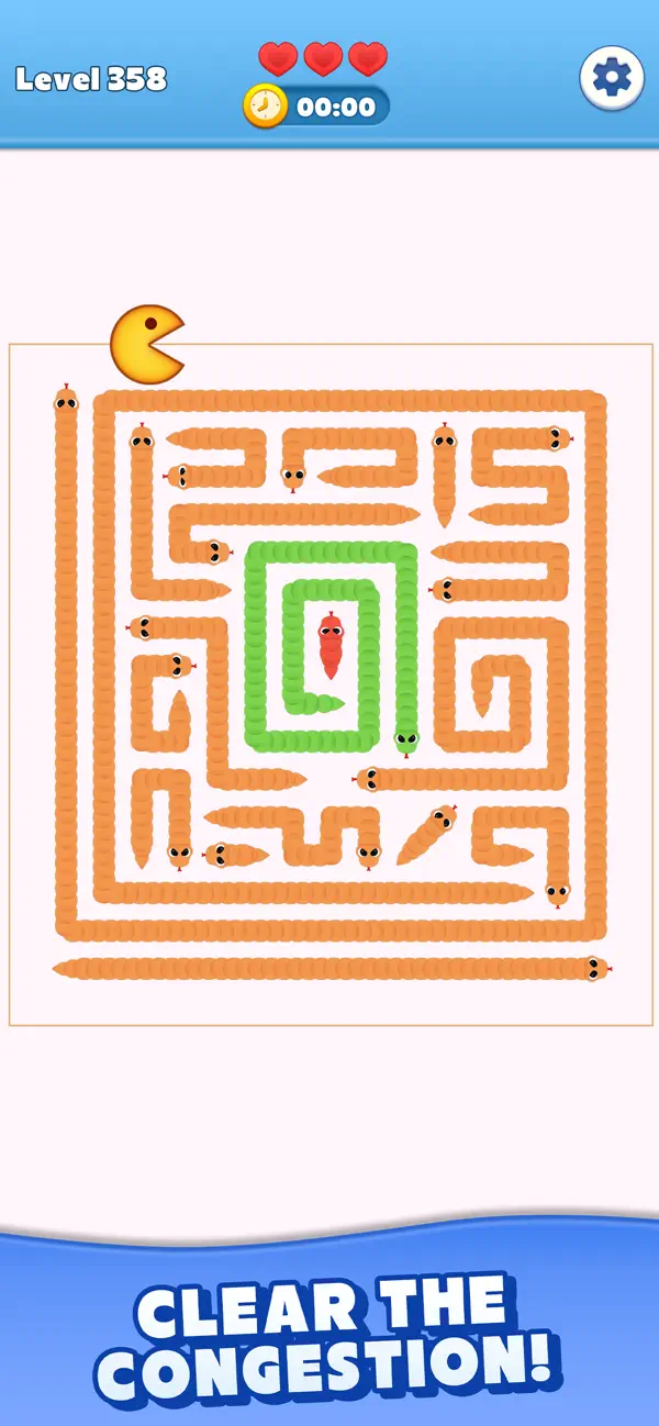 Snake Escape: Tap Game