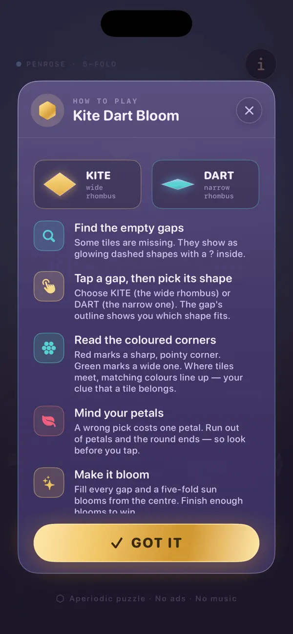 Kite Dart Bloom