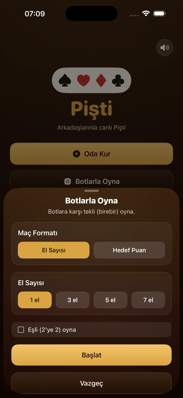 Pişti - Online Tekli & Eşli