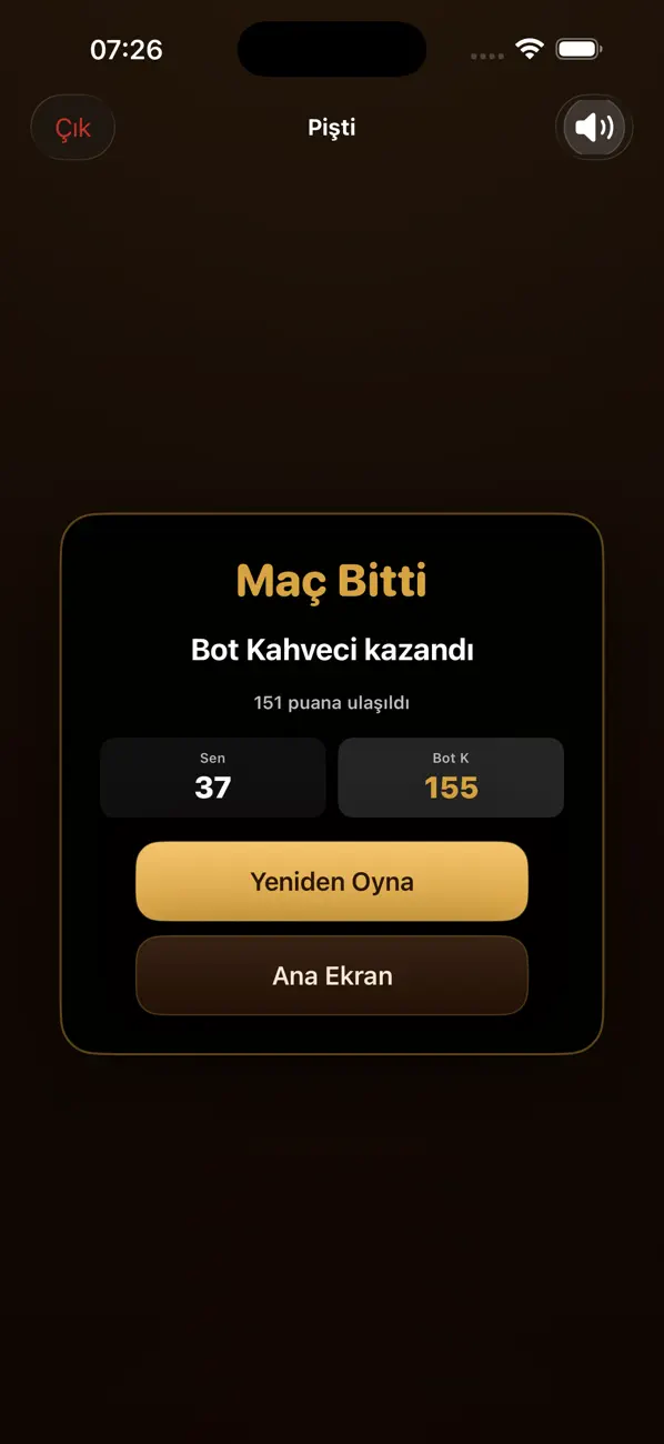 Pişti - Online Tekli & Eşli