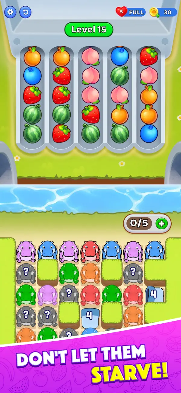 Hippo Feed : Sort Fruit